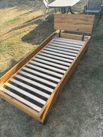 Holzbett Hasena Eiche geölt RÖVIVA Lattenrost 90x200cm