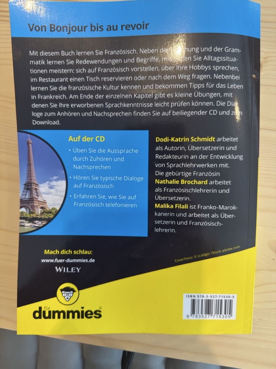 Libri: Französisch für Dummies Buch - gebraucht – Usato da Tafers venduto da Tschanz-Solutions 1