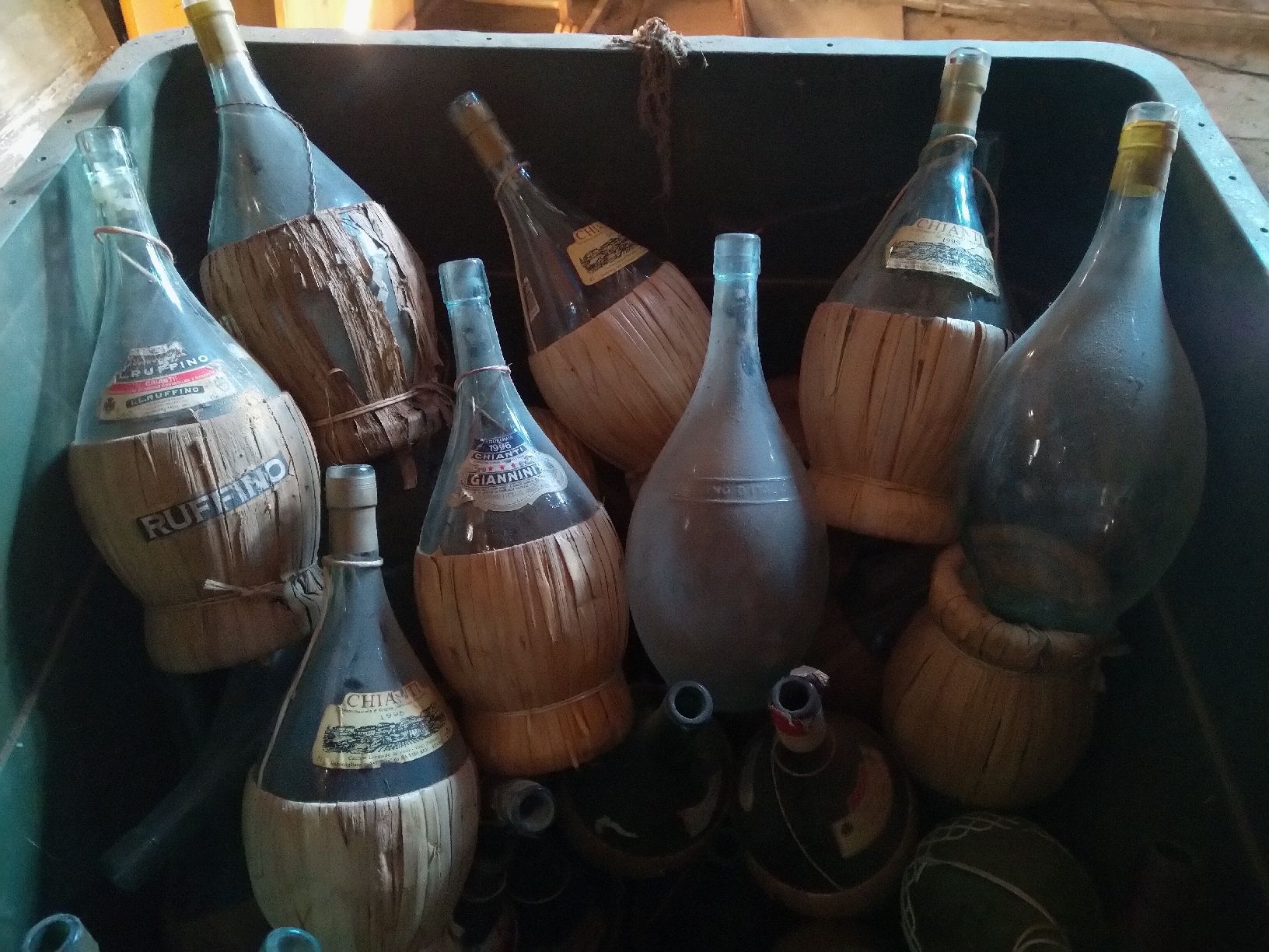 Bottiglie: kiste voller chianti flaschen – Usato da Glarus venduto da luemmeloli 1