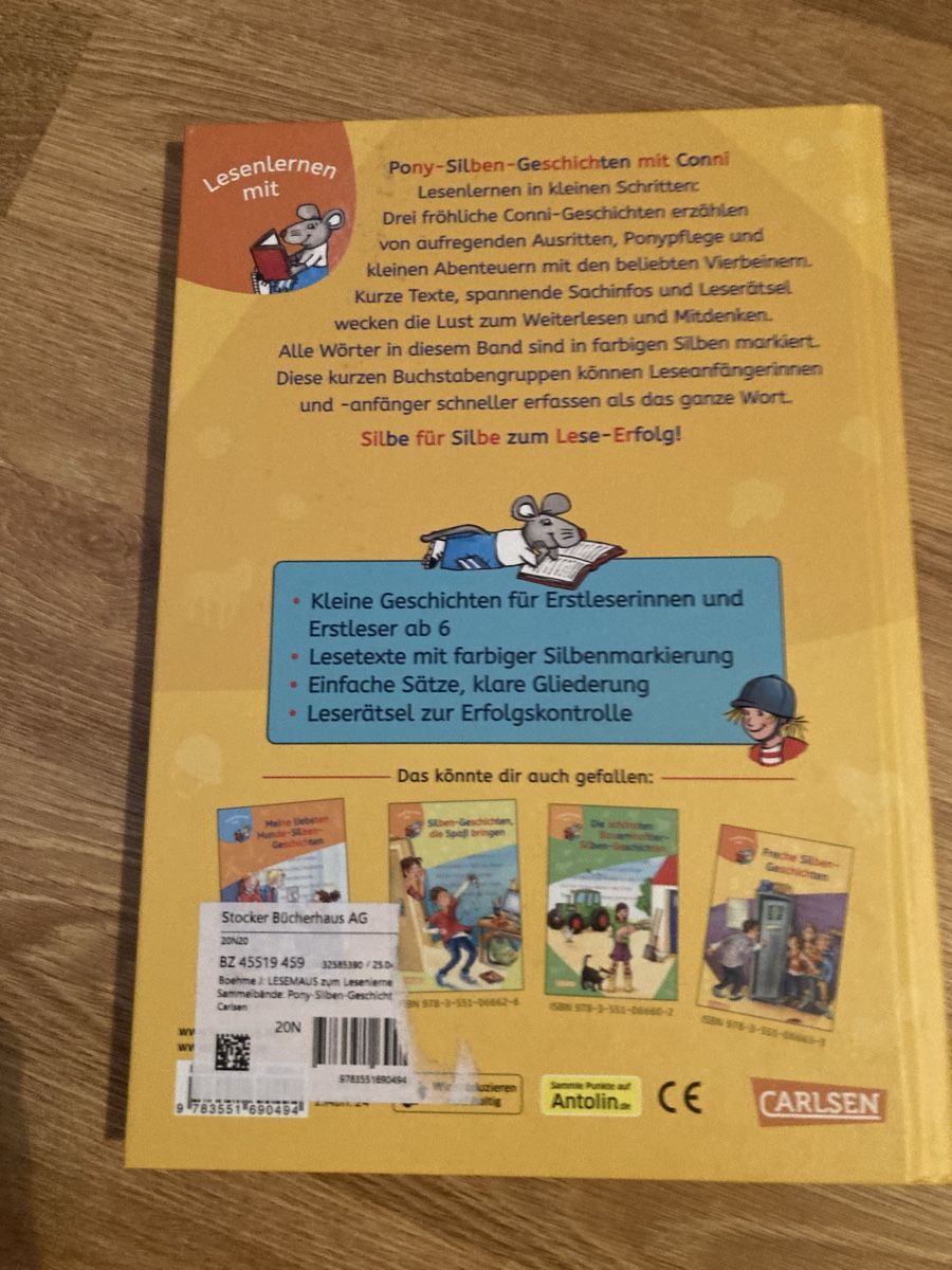 Livres: Pony Silbengeschichten mit Conni Buch – D'occasion à Emmenbrücke par JJ_89 1