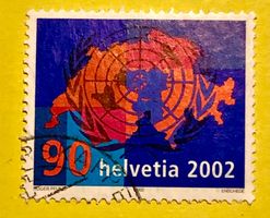 Nr.1059  GESTEMPELT UNO-Beitritt  2002  