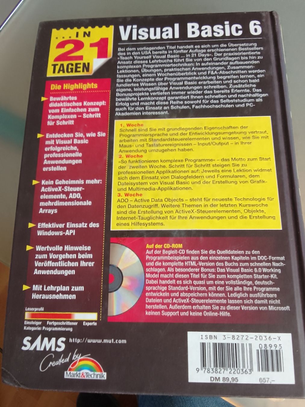 Libri: Visual Basic 6 Buch praktisch Neu – Usato da Ebmatingen venduto da swiss.canadian 1
