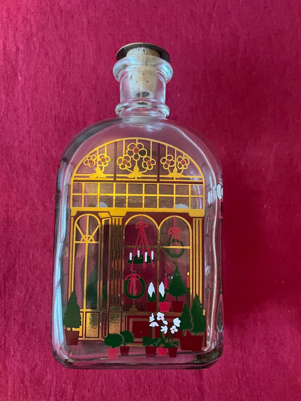 Holmegaard Bottiglie: Holmegaard Danemark - Belle bouteille de Noël – Usato da Cologny venduto da VintageFlamingo 1
