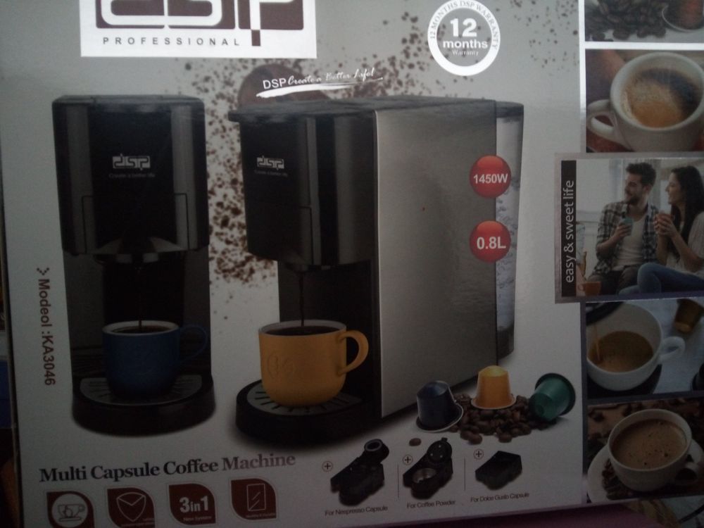 Multi-Kapsel-Kaffeemaschine DSP -Professional 3 in 1 (Neu und ...
