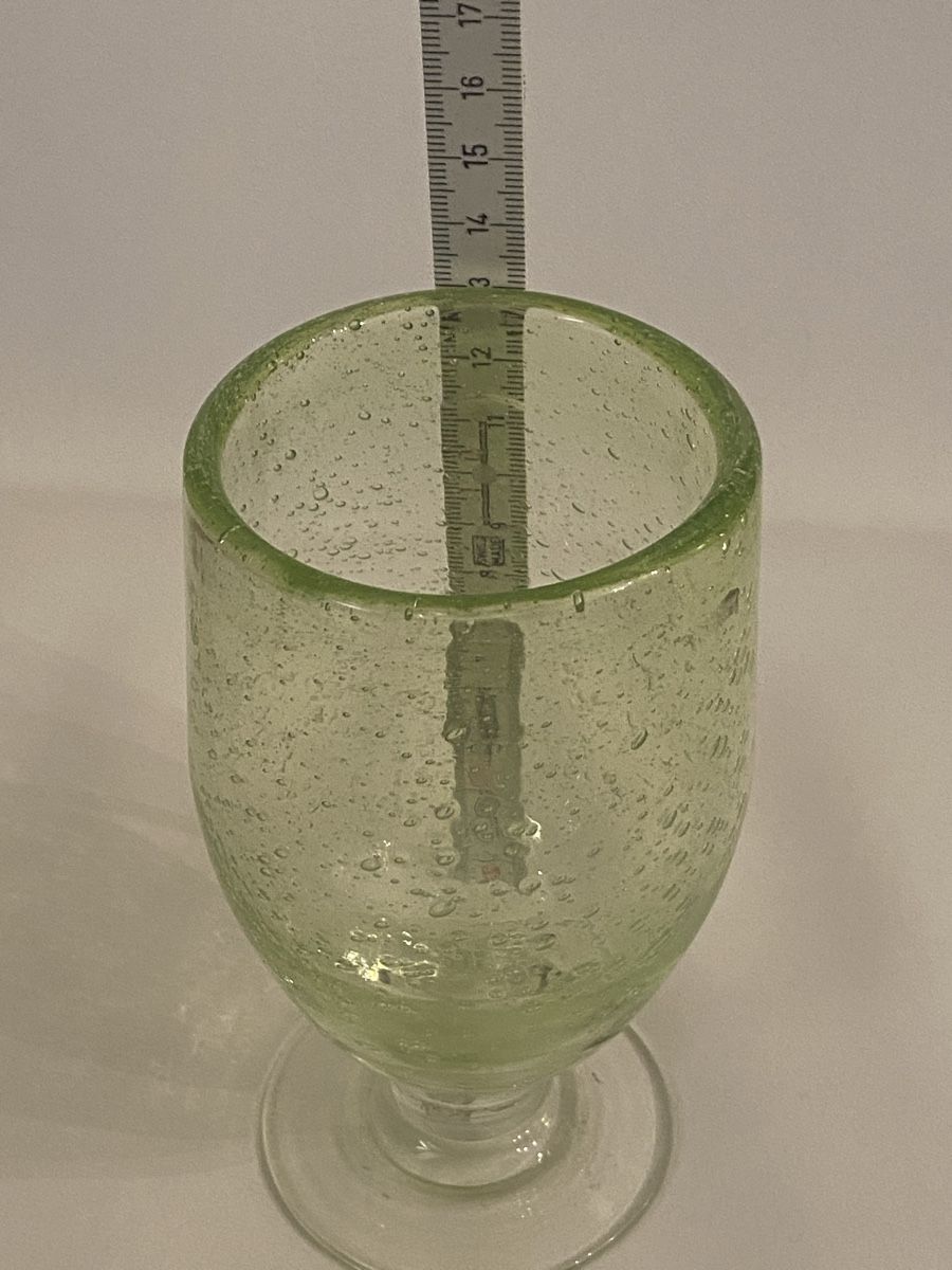 Gläser: Grünes antikes Glas/Kelch – Gebraucht aus Düdingen von Reconflo 2