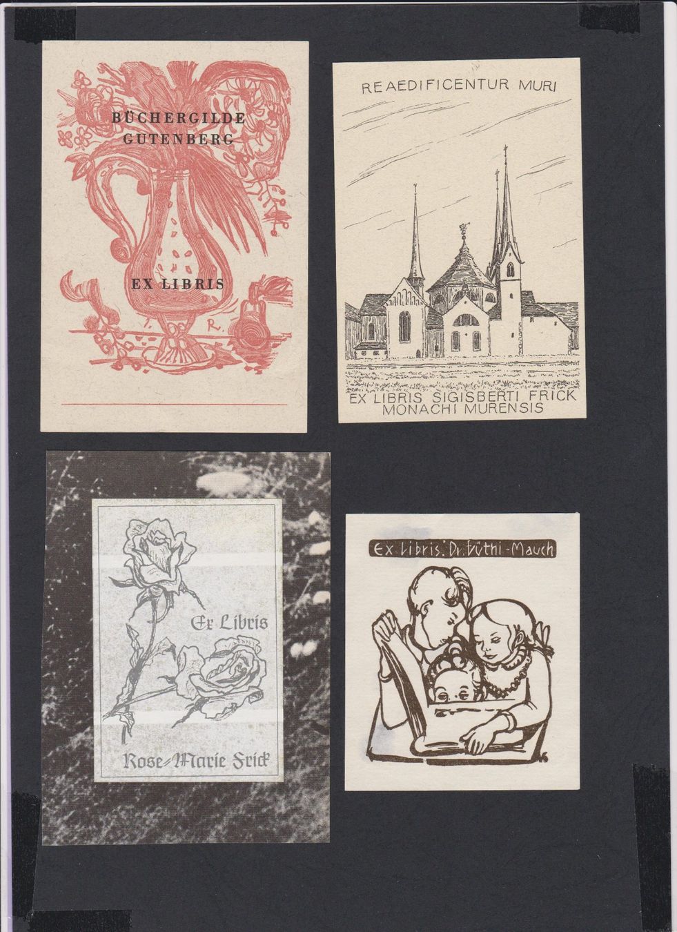 Foto & Immagini: 4 Ex Libris  Bildchen – Usato da Vitznau venduto da Ropaku