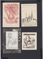4 Ex Libris  Bildchen