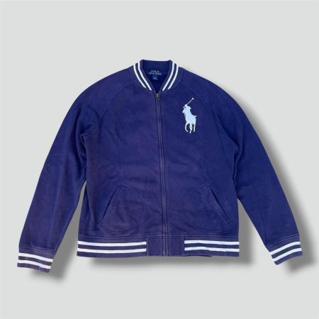 Polo Ralph Lauren blue vintage cardigan streetwear y2k jacke