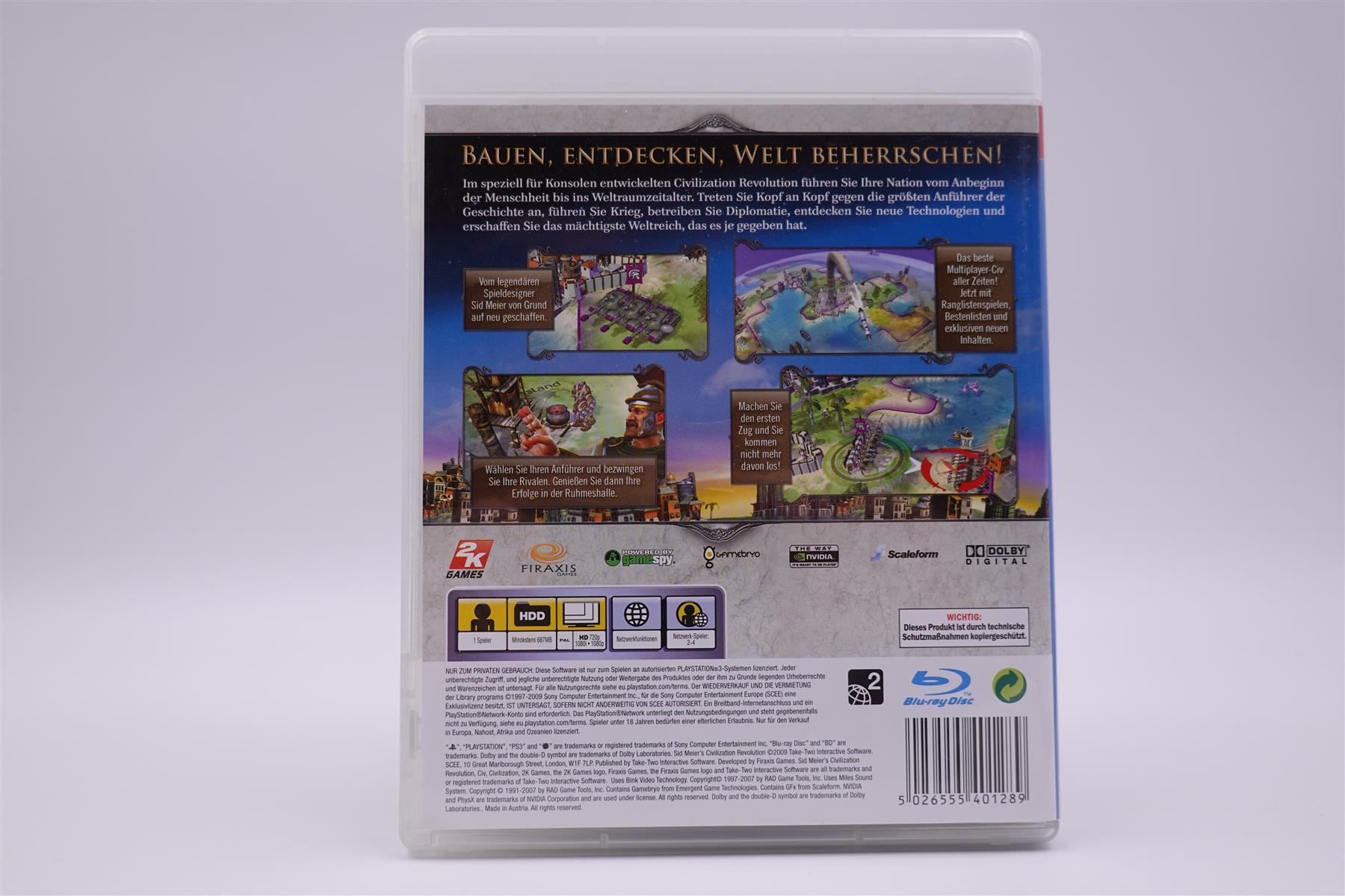 Sony Jeux: Civilization Revolution (PS3) – D'occasion à Herisau par ZelliZone 1