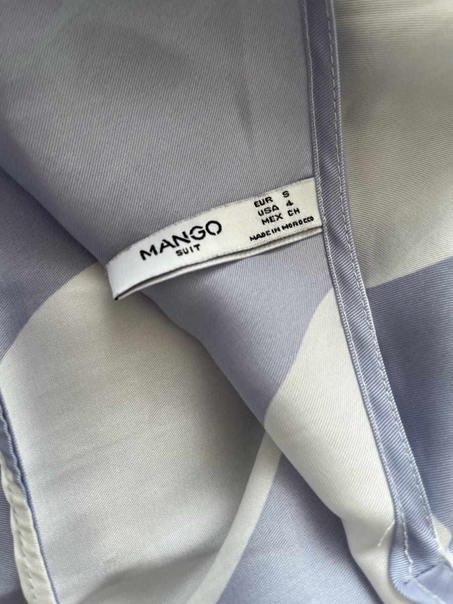 Mango Camicette: Mango Bluse, Grösse S, hellblau mit grossen Punkten – Nuovo (secondo la descrizione) da Rüfenacht venduto da lilly_67 3