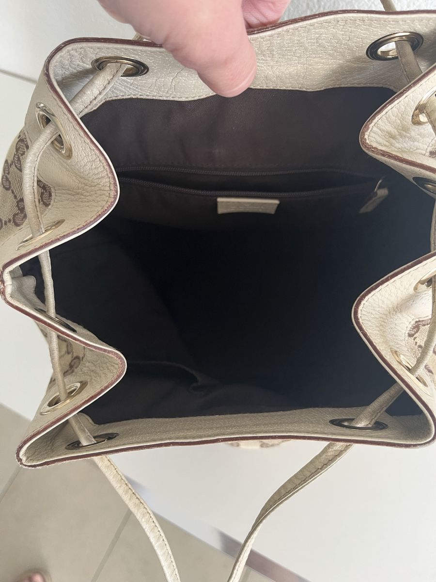 Gucci Zaini: GUCCI Abbey Rucksack GG beige NP: 1000-. – Usato da Immensee venduto da Panchi4 8