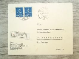 TR69 Enveloppe + Timbre Romania 1940