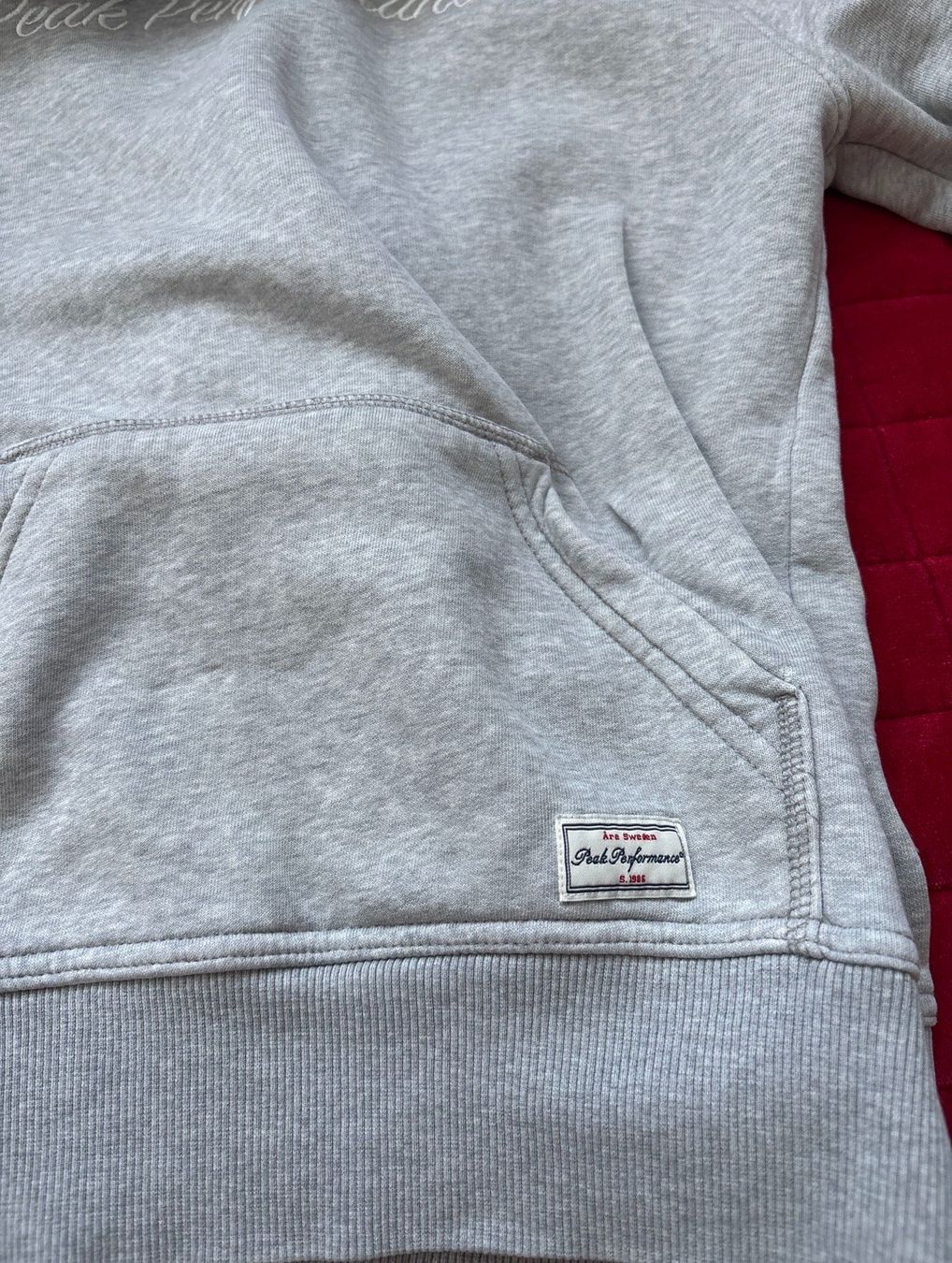 Peak Performance Maglioni & Felpe: Superbe Hoodie Peak Performance gris clair, taille S – Usato da Grimisuat venduto da nAth.- 2