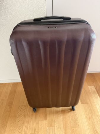 Rollkoffer lila
