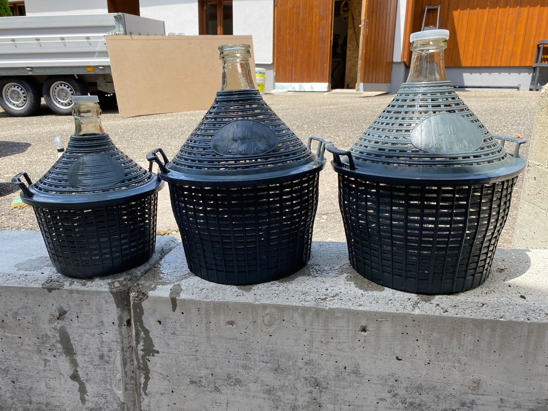 Zubehör: 3 dames-Jeanne2x 10 l. + 1x 5l. – Gebraucht aus Roches BE von gibus123