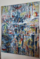 Gemälde, Farbenpracht im Aufbruch" handmade 80×100