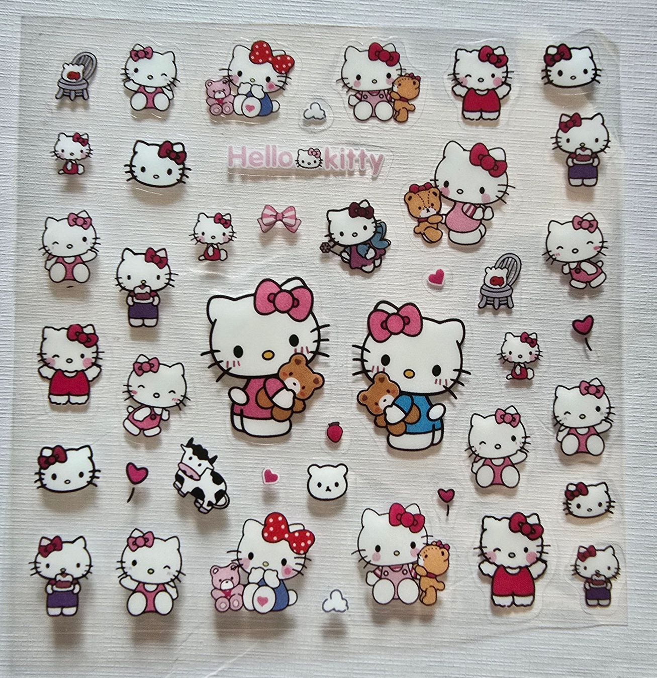 Sanrio Sticker: 36 Stk. Sticker/Abziehbilder/Kleber/ Hello Kitty – Nuovo e nell'imballaggio originale da Zürich venduto da amysmith