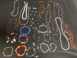 Modeschmuck Set Ketten Armbänder Schmuck