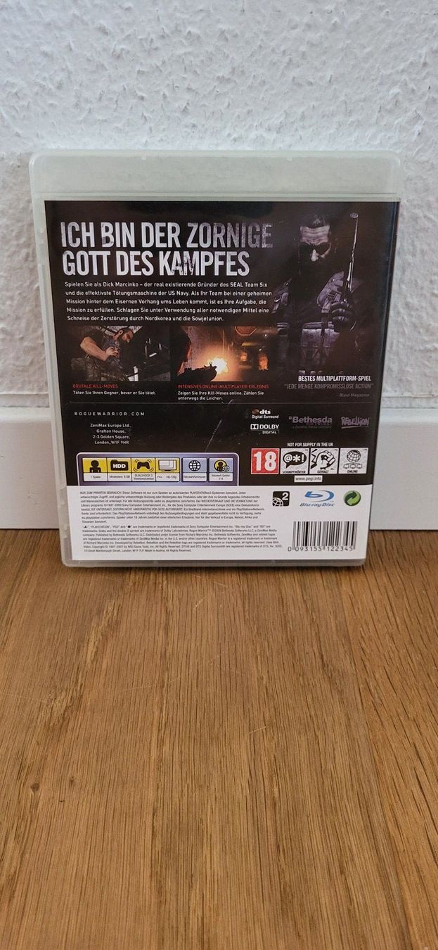Sony Giochi: PS 3 - Rogue Worrior – Usato da Münsingen venduto da DigitaleSpielecke 1