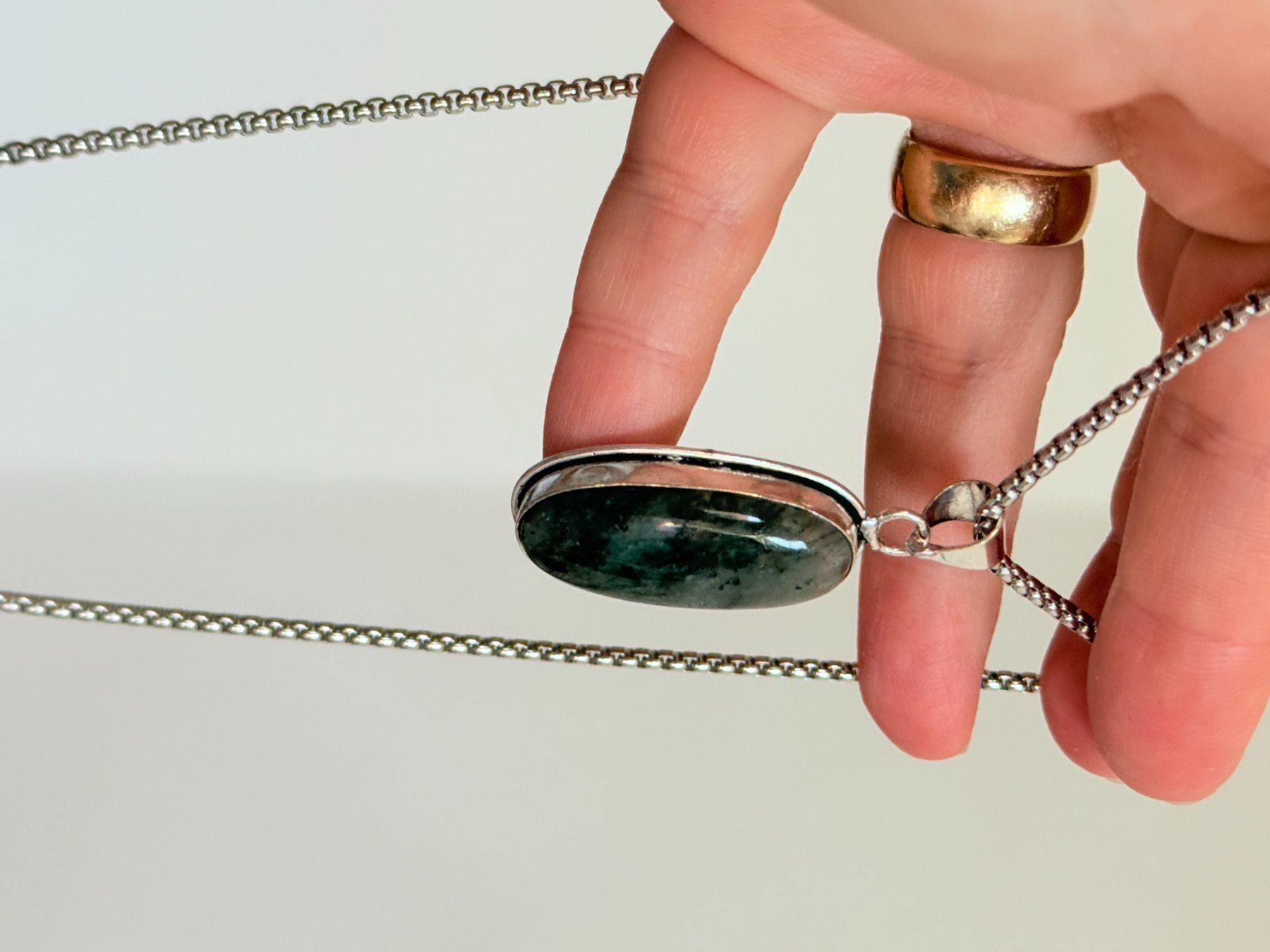 Catenine: Labradorite necklace – Nuovo e nell'imballaggio originale da Genève venduto da AGBERG 3