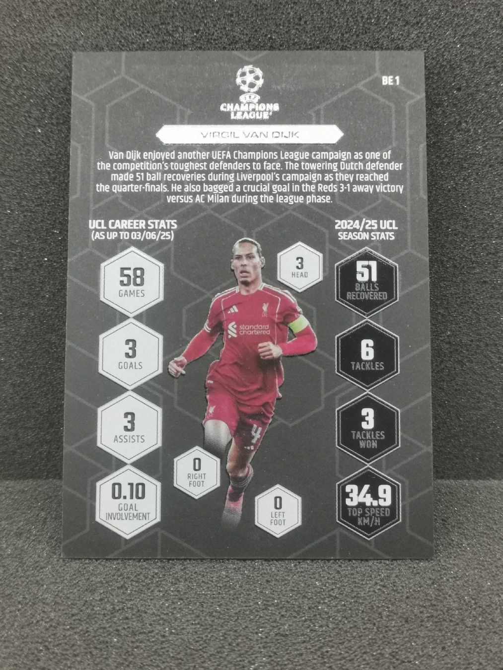 Topps Carte collezionabili: Match attax 2025 /26 Virgil Van Dijk Black Edge  – Usato da Einsiedeln venduto da sza_588x 1
