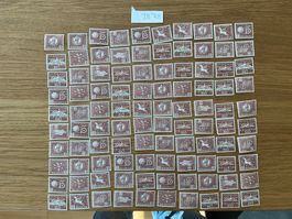 60Fr Ämter Frankaturware ungestempelt postfrisch Sammlung