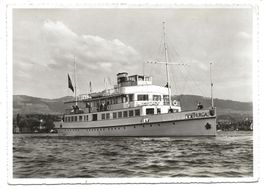 Bodensee - Dampfschiff "Thurgau" - Foto-AK - Märstetten 1955