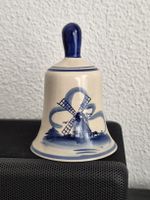Vintage Delft Blue Glocke – Handbemalt – Windmühle Motiv