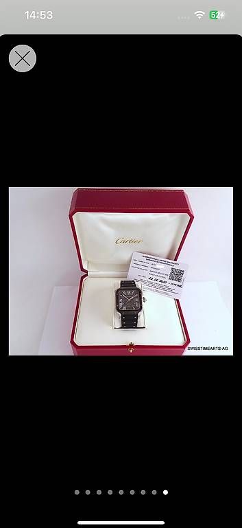 Montres: Cartier Santos ADLC – D'occasion à Trimmis par VP8 1
