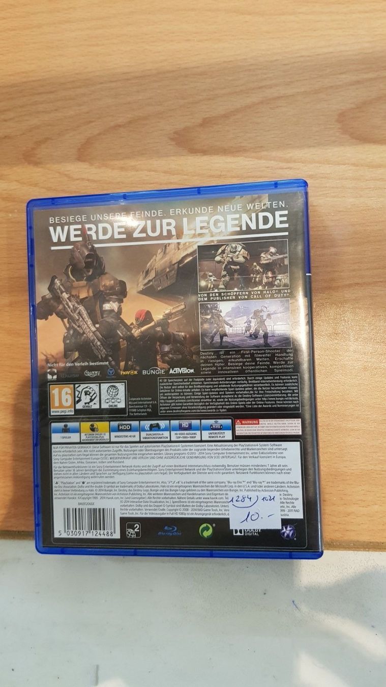 Giochi: Playstation 4 Spiel DESTINY – Usato da Schwarzenburg venduto da Flamingo07 1