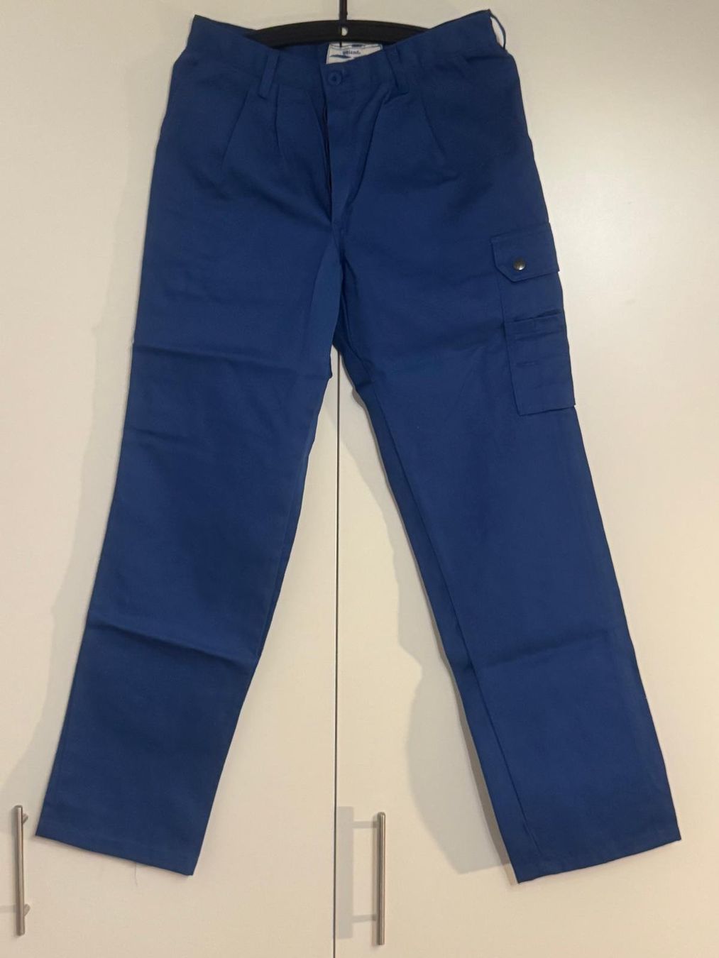 Pantaloni: Überhose/ Arbeitshose blau – Usato da Reichenburg venduto da Noele123