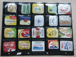 40      verschiedene           Butterdeckeli