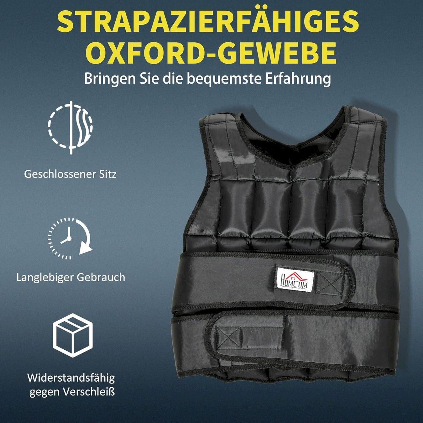 Vélos d'appartement: HOMCOM 30 kg Gewichtsweste – Neuf avec emballage d'origine à Bottighofen par zaap 3