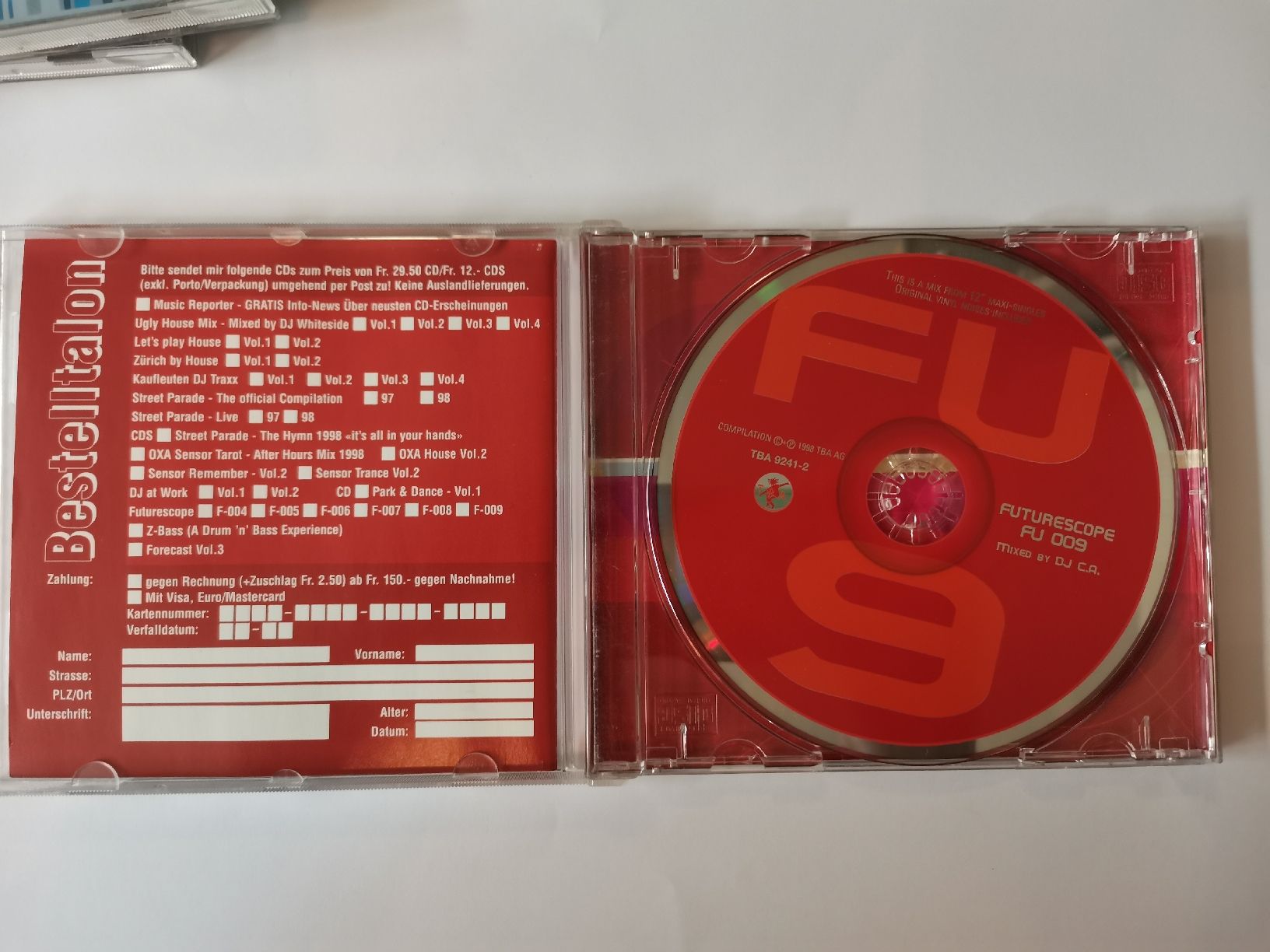 CD: Futurescope CD Collection 7, 8, 9 Mixed by DJ C.A. 3er Pack – Usato da St. Antoni venduto da AJTurner 6