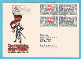 Bern 600 Jahre! Auf illustriertem Couvert. Alles Passend !!