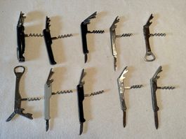 10 tire bouchons anciens