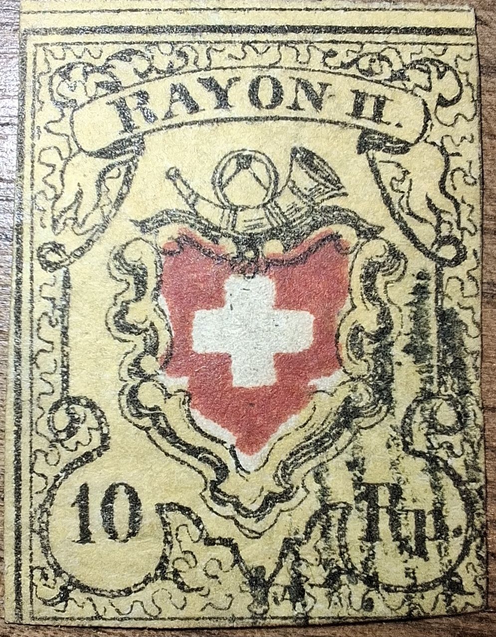 Tutti i francobolli: Rayon 16II Typ 13 E - RU Schnittmängel – Usato da Balgach venduto da SIMEON27