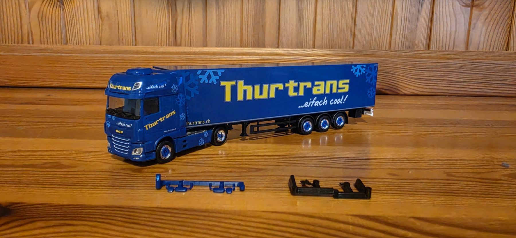 Herpa Modellini d'auto: Herpa Thurtans Lastwagen Modell 1:87 – Nuovo e nell'imballaggio originale da Bettlach venduto da United83
