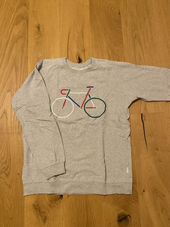 Sweatshirt Dedicted grau Fahrrad Motiv Grösse L neuwertig