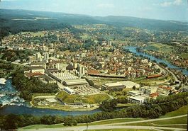 NEUHAUSEN am Rheinfall - Flugaufnahme