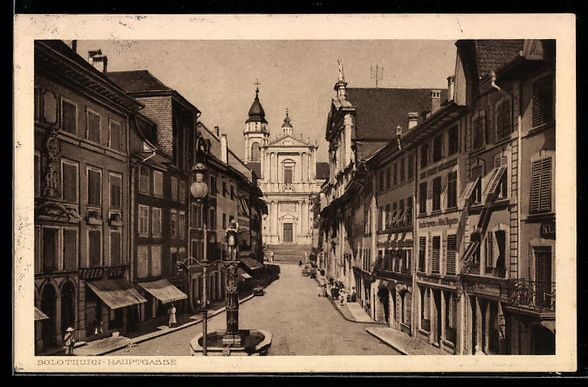 Cartoline postali: AK Solothurn, Hauptgasse – Usato da Berlin venduto da bartko-reher