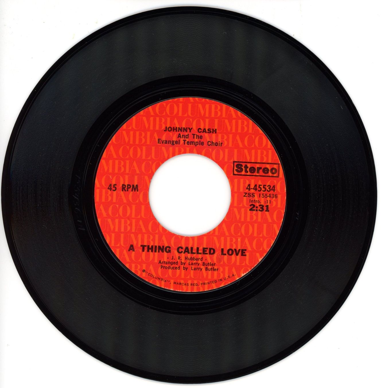 Schallplatten: Single - JOHNNY CASH A Thing Called Love / Daddy – Gebraucht aus Morges von evnocha3
