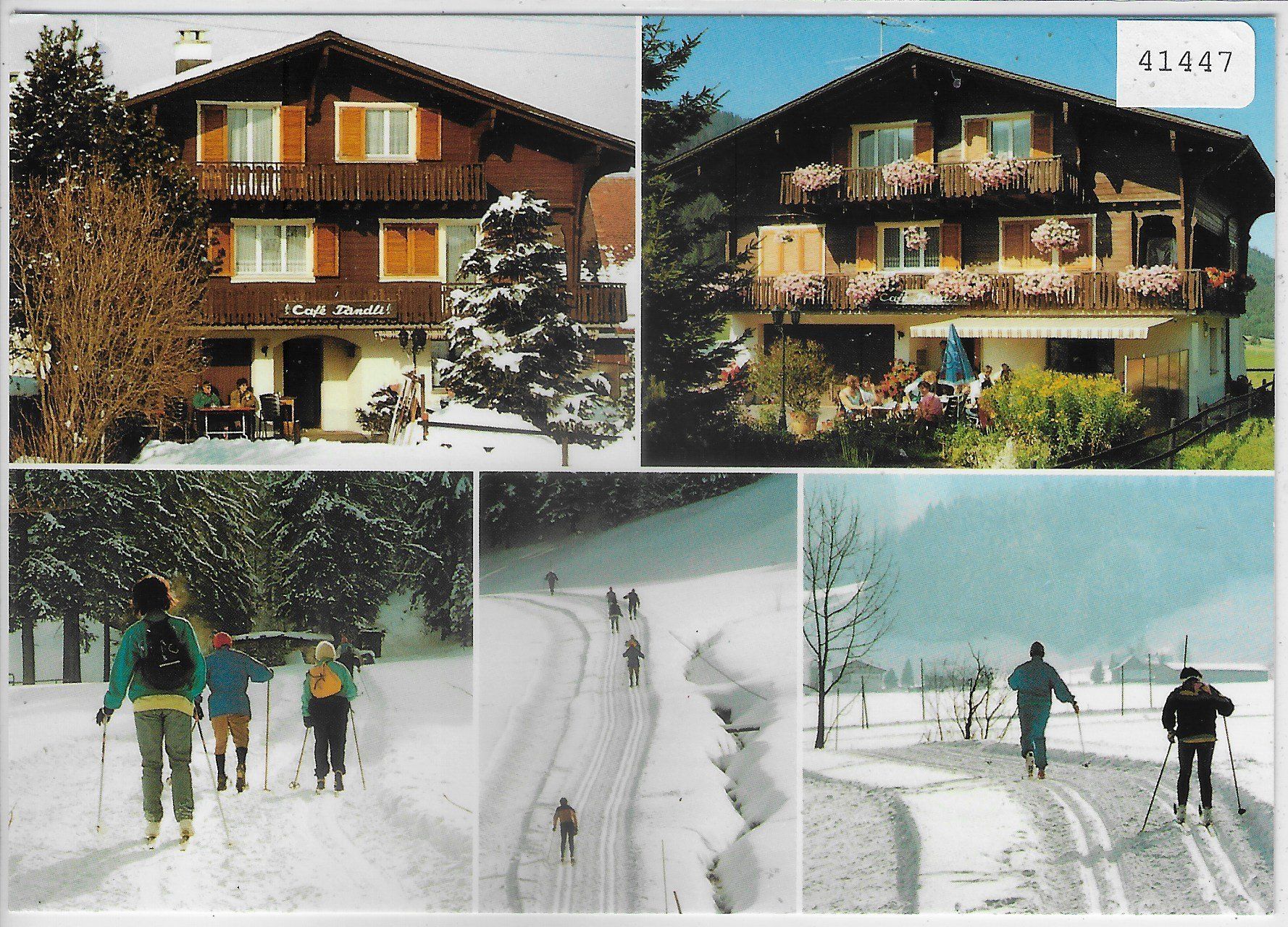 Cartoline postali: Cafe Tändli - Trachslau – Usato da Ettingen venduto da Kartenplanet