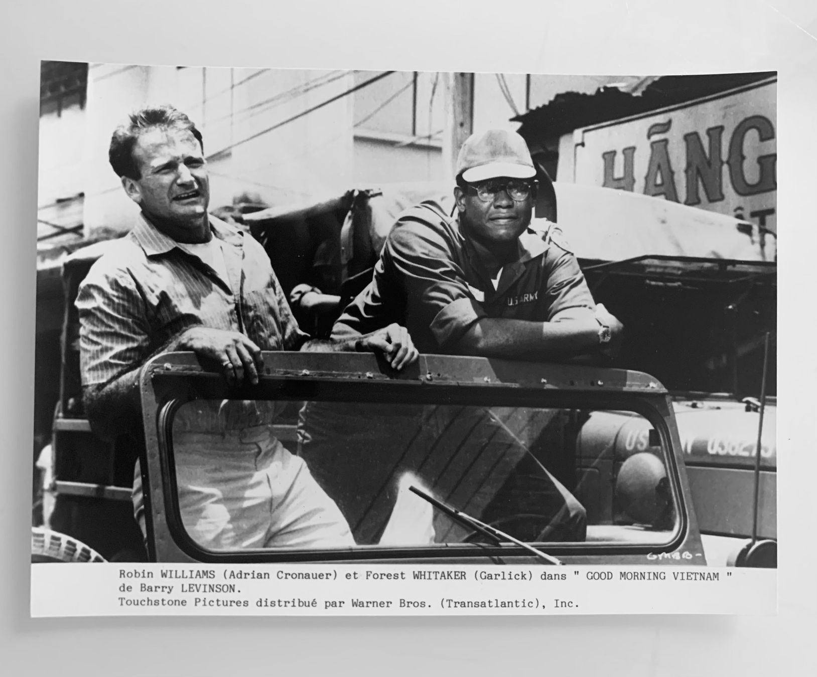 Foto & Immagini: Foto 1987 Robin Williams & Forest Withaker  ! – Usato da Bern venduto da Artbrokerswitzerland