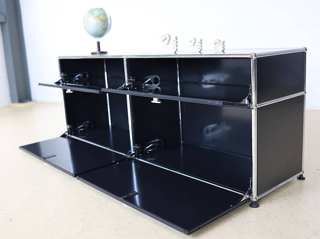 USM Cassettiere: USM Sideboard schwarz, 2x2 – Usato da Meinisberg venduto da atelier_TILIJA 1