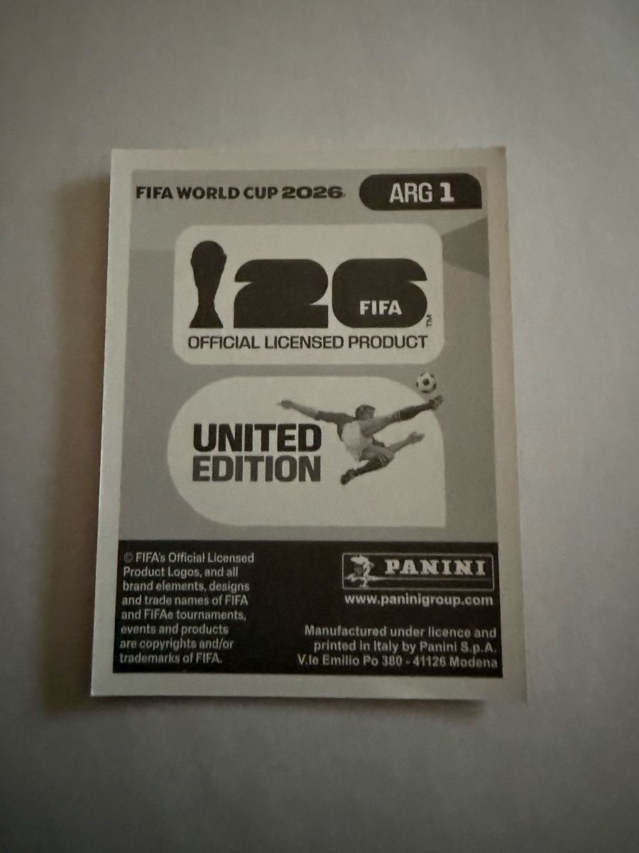 Panini Cartes à collectionner: ARG 1, WM Panini 2026 – Neuf (Voir description) à Amriswil par ALETAL 1