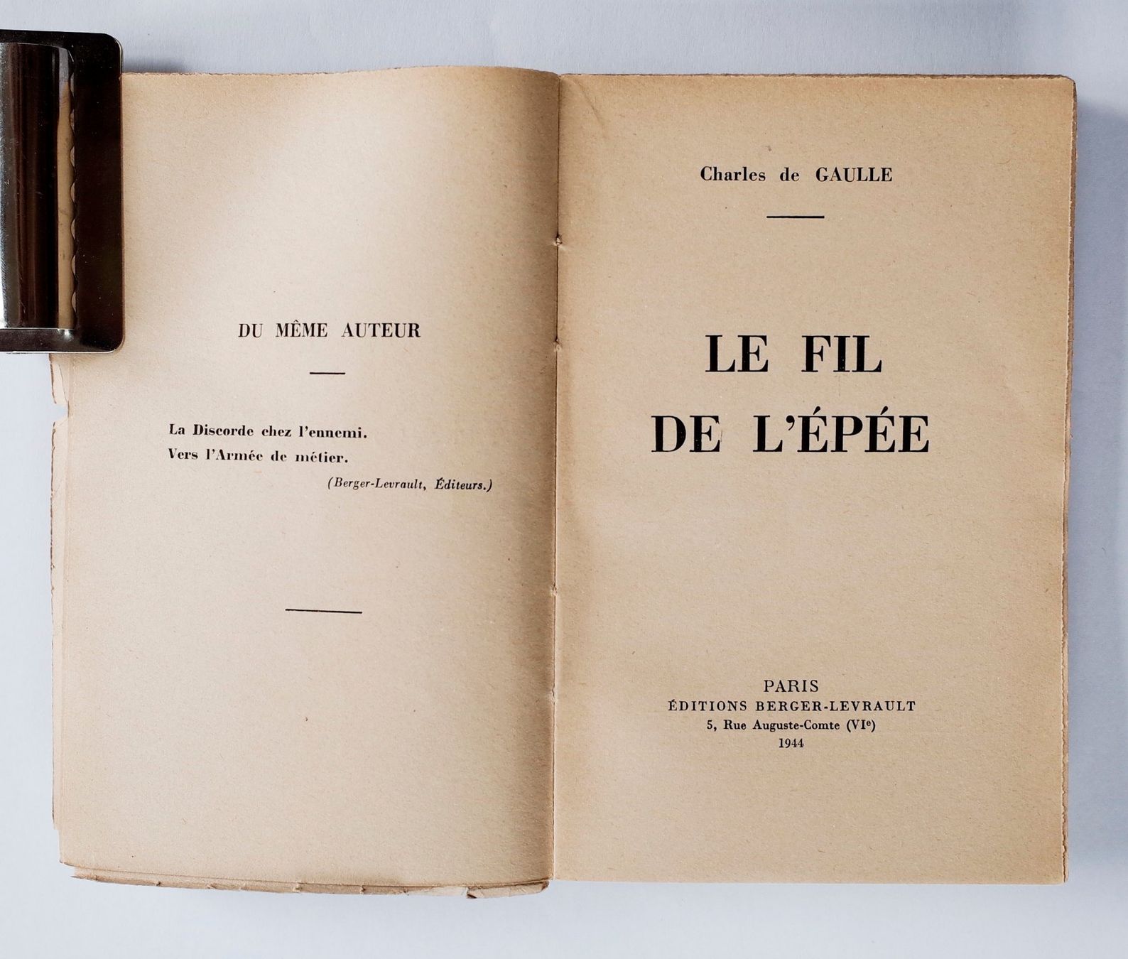 Livres: Charles de Gaulle – D'occasion à Zürich par berteil 1