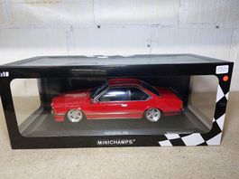 Zu Verk.-BMW 635 Csi 1982-rot-16 Zoll Umbau-Minichamps-1:18