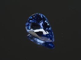 Natural Tanzanite 0.97ct - Incl. Certificate eye-clean
