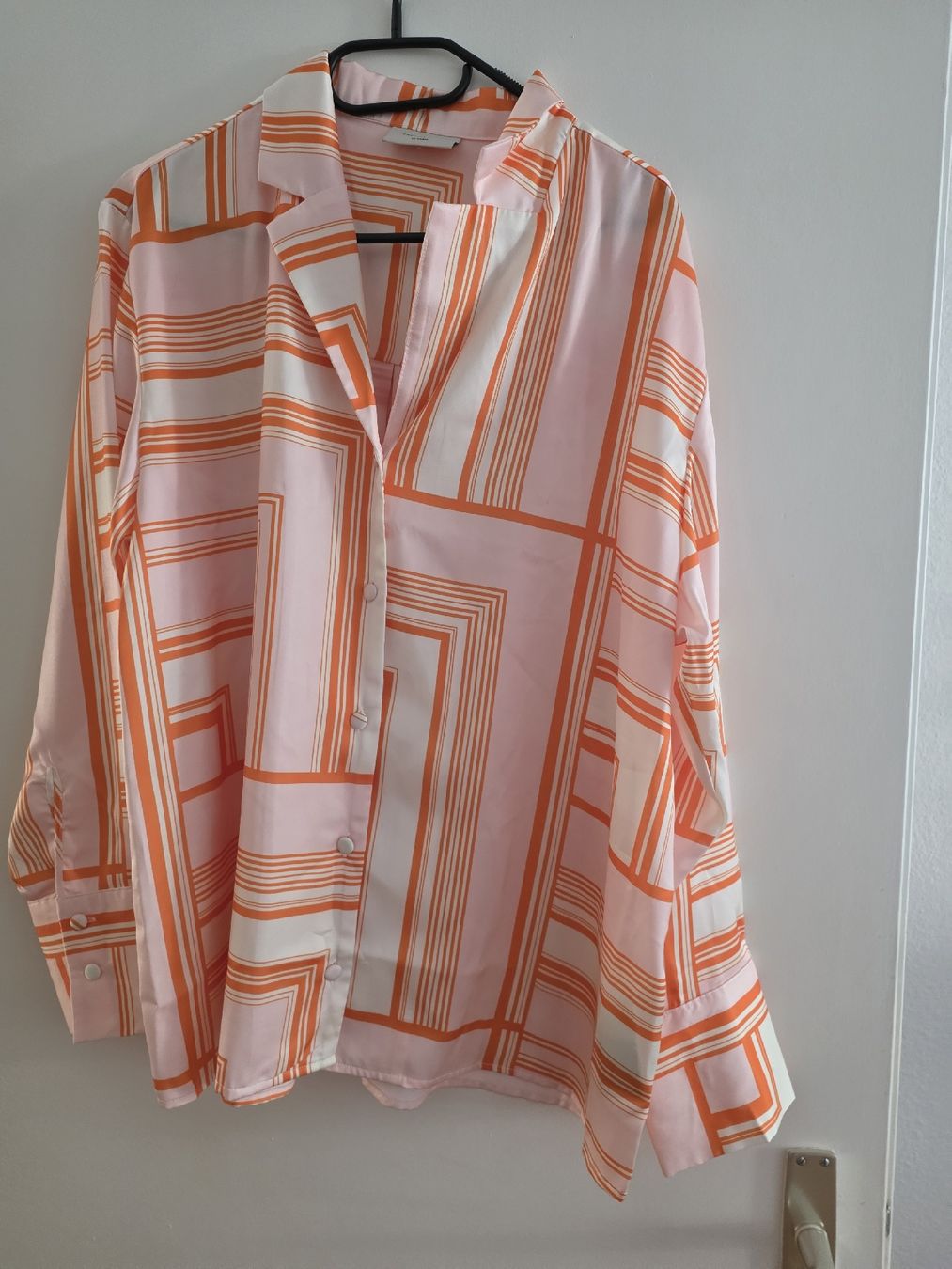 Camicette: Blouse Orange-écru – Usato da Yverdon-les-Bains venduto da enzine